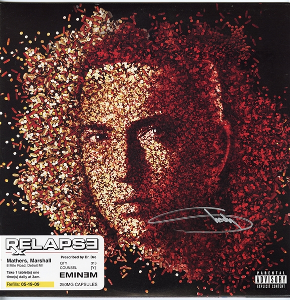Eminem Signed "Relapse" Album (Beckett)