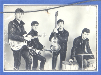 The Beatles Signed 1962 Cavern Club Concert Promo Card with Pete Best (Caiazzo & REAL)