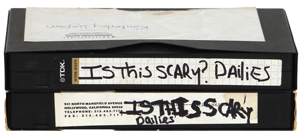 Michael Jackson Unreleased & Unedited “Is This Scary Dailies" VHS Footage