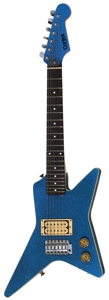 Heart Nancy Wilson “Blue Guitar" Studio Recording Used Blue Cortez Guitar (Photo-Matched)