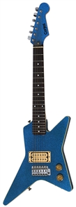 Heart Nancy Wilson “Blue Guitar" Studio Recording Used Blue Cortez Guitar (Photo-Matched)