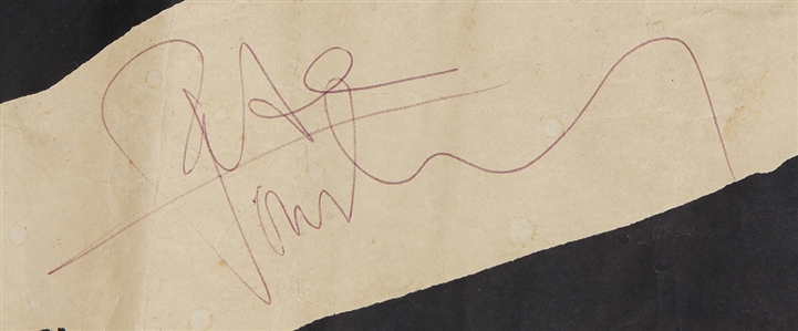 The Who Ultra Rare Circa 1971 Signed U.K. Concert Poster With Keith Moon! (REAL)
