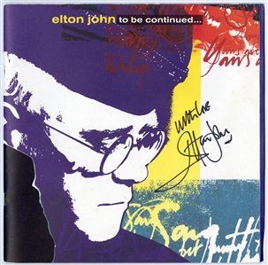 Elton John Signed “To Be Continued…" Program (Maxim Langstaff Collection)