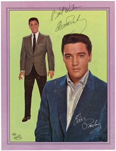 Elvis Presley Signed Promotional Print Photograph 