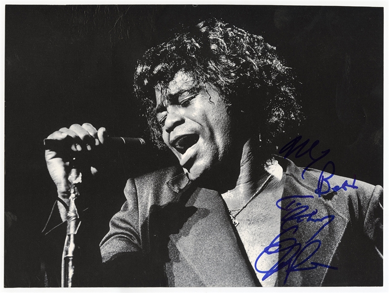 James Brown Signed Photograph