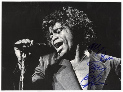 James Brown Signed Photograph
