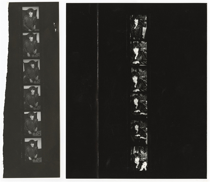 Jim Morrison Original Contact Sheets (2) Circa 1967