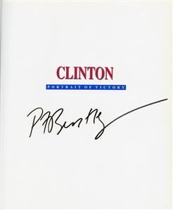 Photographer P.F. Bentley Signed “Clinton: Portrait of Victory" Book