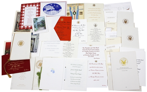 Various White House Invitations From George W. Bush, Barack Obama & Many More