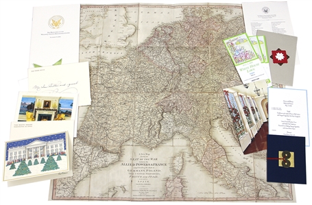 Various White House Invitations & Map From White House
