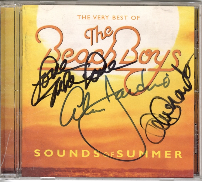 The Beach Boys Signed "Sounds of Summer" CD Cover