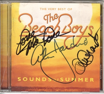 The Beach Boys Signed "Sounds of Summer" CD Cover