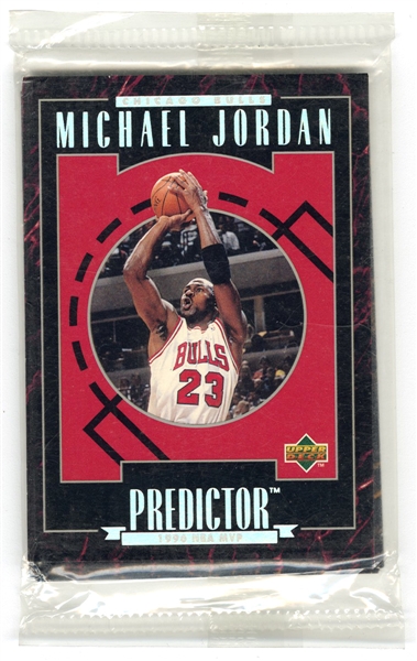 1995-96 Upper Deck Predictor Set (5) Michael Jordan Sealed Pack