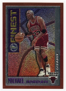1996 Topps Finest #M1 Michael Jordan Chicago Bulls