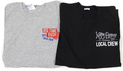 Katy Perry & Big Time Rush Crew T-Shirts (2)