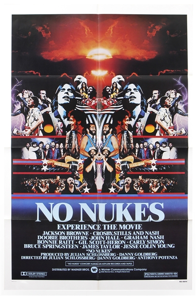 “No Nukes" 1980 Original Movie Poster