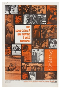 The Dave Clark 5 Are “Having A Wild Weekend" Movie Soundtrack Poster