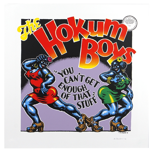 Robert Crumb Signed Record Cover Limited Edition Silkscreen “The Hokum Boys" “20/250"