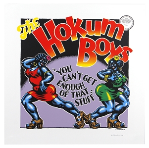 Robert Crumb Signed Record Cover Limited Edition Silkscreen “The Hokum Boys" “20/250"