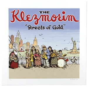 Robert Crumb The Klezmorim “Streets of Gold" Signed Limited Edition Album Cover Serigraph #85/150 (2003)