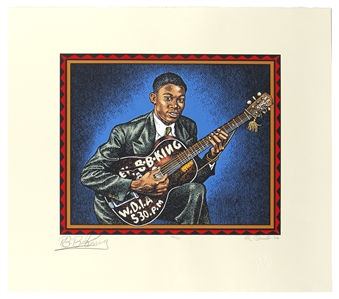 B.B. King Signed “W.D.I.A." Robert Crumb Limited Signed Serigraph #119/245 (Wildwood Serigraphs, 2002)