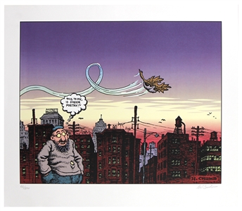 Robert Crumb “Sheer Poetry" Signed Limited Edition Serigraph #62/200