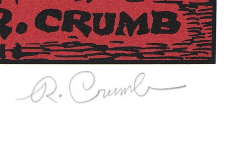 Robert Crumb “Sheer Poetry Signed Limited Edition Serigraph #62/200
