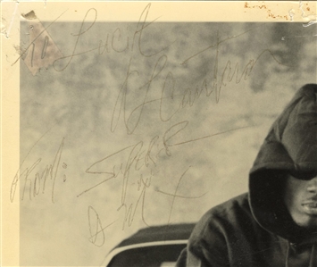 DMX Original One-Of-a-Kind Circa 1994 Ruff Ryders Promotional Photograph Signed by DMX