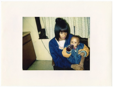 DMX 1992 Photograph of First Child Xavier Circa 1992
