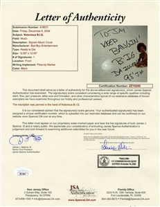 The Notorious B.I.G. Signed “Ready to Die Album Flat With Incredible “Da Illest Junior Mafia Inscription (JSA)