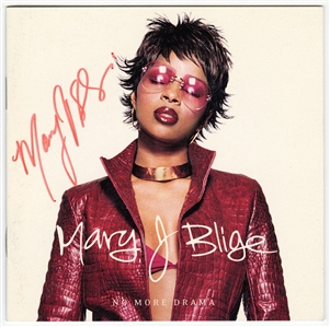Mary J Blige Signed “No More Drama" CD