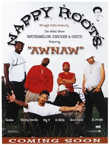 Nappy Roots Signed “AwNaw" Album Poster