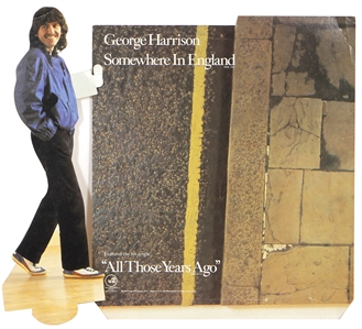 George Harrison 1981 “Somewhere in England" Record Store LP Promotional Display