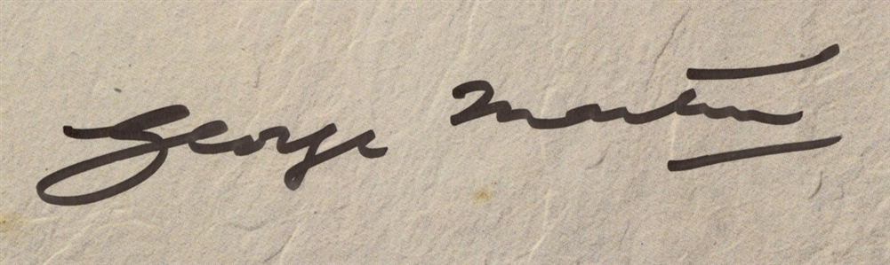 George Martin Signed “The Beatles Rarities” Album (Maxim Langstaff Collection)
