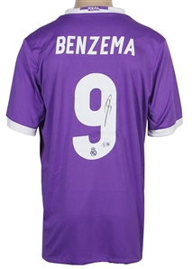 Karim Benzema Signed Real Madrid Shirt (Beckett)