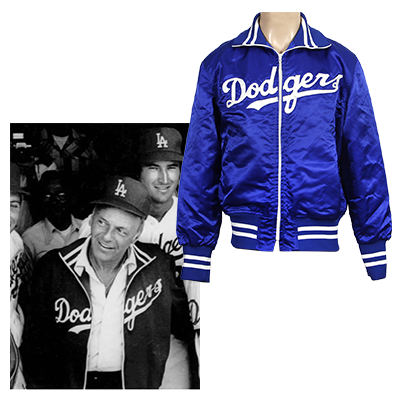 Frank Sinatra Owned & Worn 1977 L.A. Dodgers Jacket 